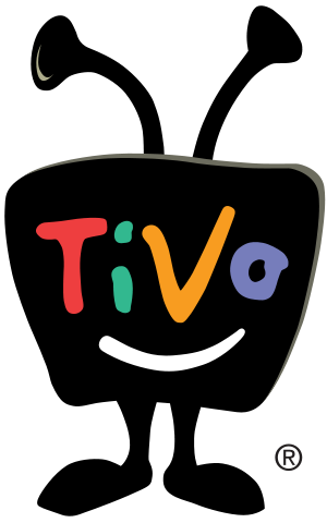 TiVo's logo, a smiling television set.